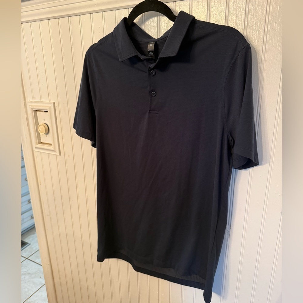 Lululemon Evolution Short Sleeve Polo Small Navy